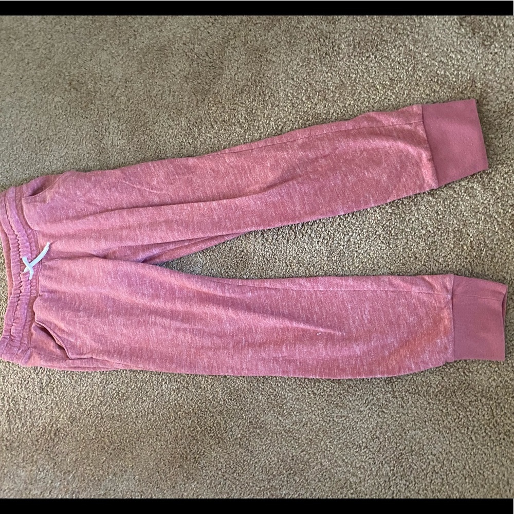 Girls pink sweatpants